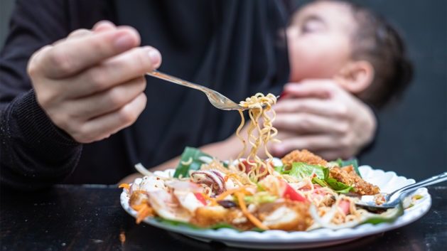 The diet of a breastfeeding mother